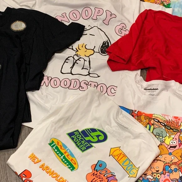 NWOT 28 Shirt Nintendo, Guess,Disney, Nickelodeon,Philosophy and More - Picture 10 of 13